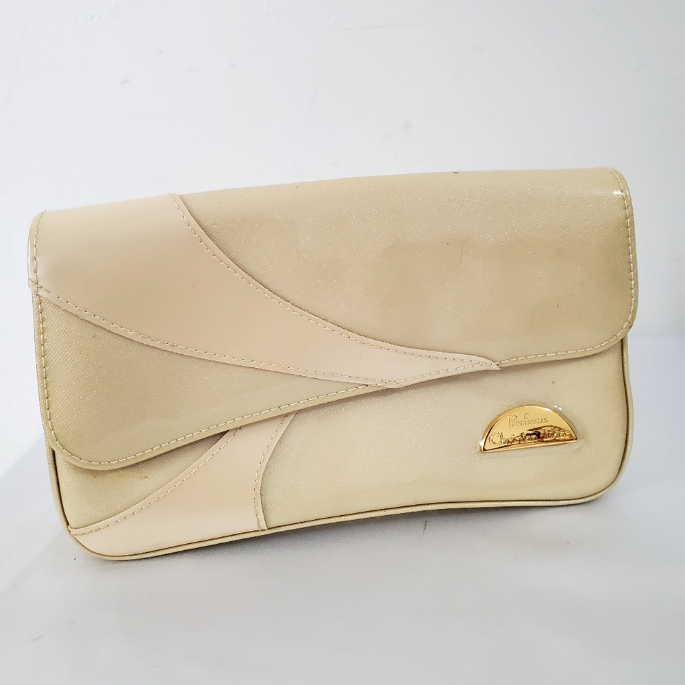 Christian Dior perfum makeup bag
